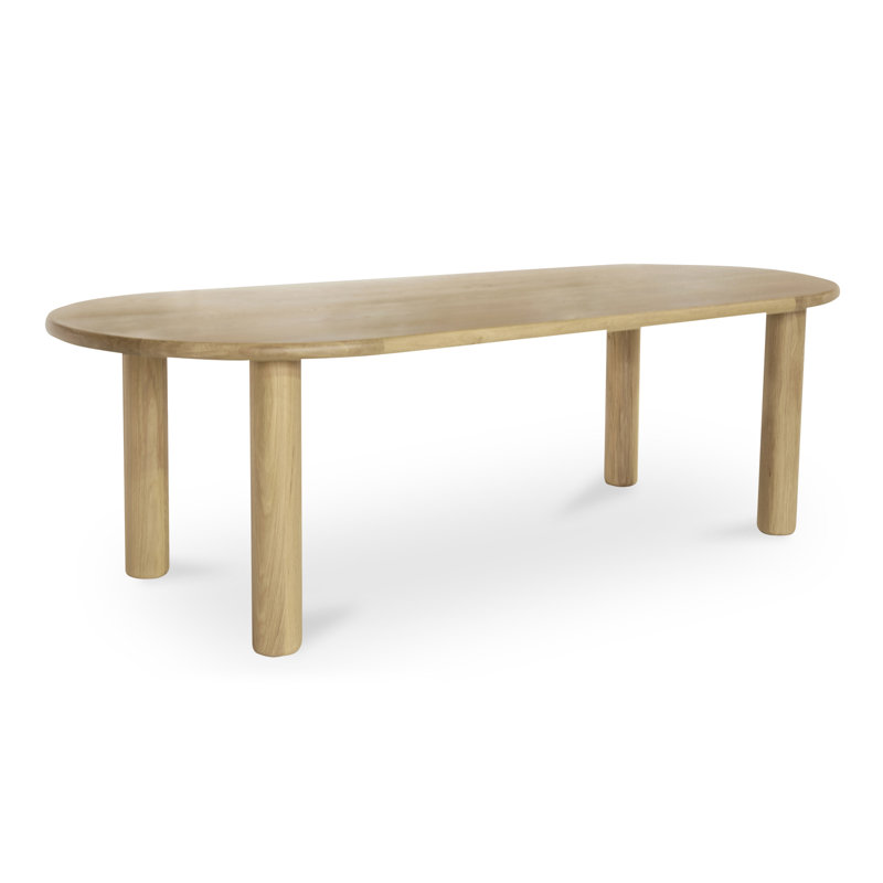 Table de salle à manger ovale Tully, L 96 po x l 42 po