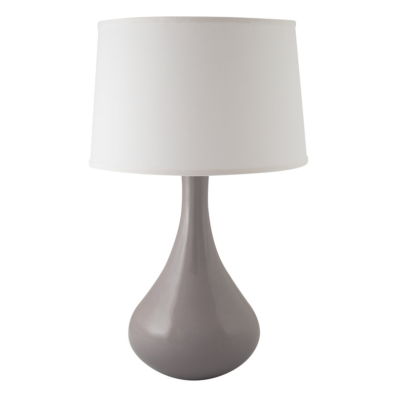 Erardo Ceramic Table Lamp, Swanky Gray