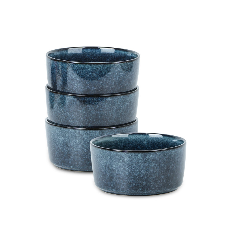 Ensemble de bols en pierre 4 pièces Stone Lain Eden, Bleu
