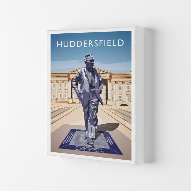 Huddersfield Portrait by Richard O'Neill - Print, Wrapped Canvas, 29.7cm H x 21cm W x 4cm D