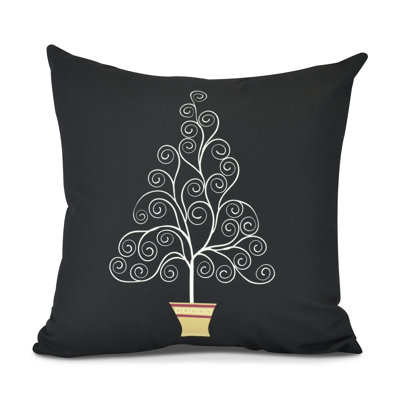 Holiday Essence Square Outdoor Pillow