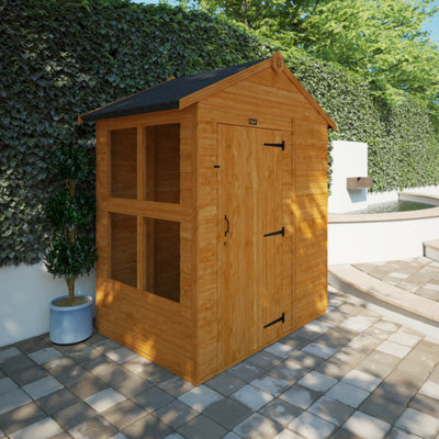 TigerFlex® Modular Buildings 4x6w Apex Summerhouse