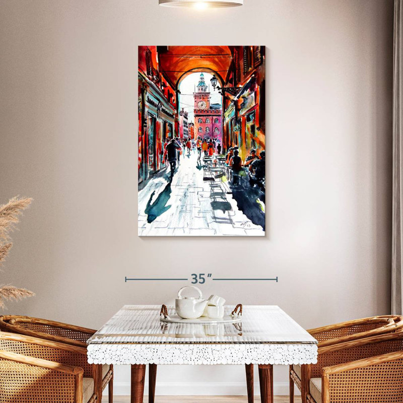 Aime Bologna, 45" H x 30" W