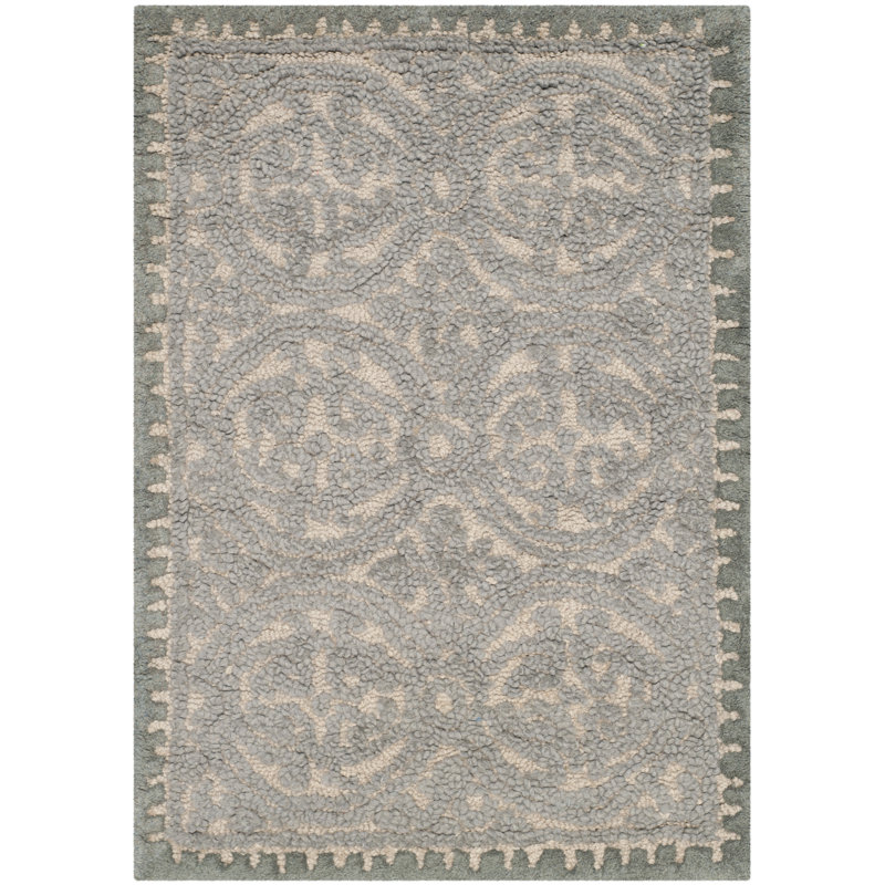 Tapis en laine touffeté à la main Sadik Cambridge, Rectangle 3 pi x 5 pi