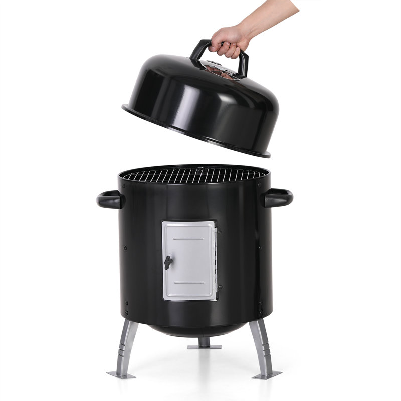 Arlmont & Co. Miyosha Portable 400 Square Inches Smoker