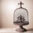 Rustic French Iron Birdcage-Style Candle Holder Set
