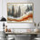 «Wister Cyrstal Skiing In A Winter Landscape I» - art mural ski