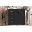 Meuble-lavabo Dancy avec lavabo en céramique, porte à fermeture en douceur, tablette réglable et 3 tiroirs-926061081