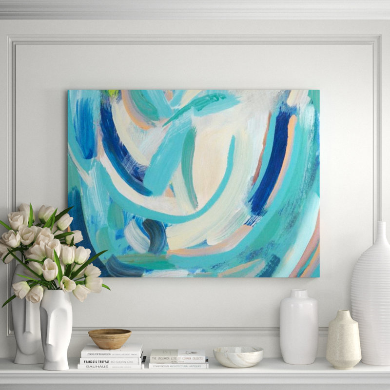 Paint Fingers I Print by Emma McCartney, 24" H x 32" W x 1.5" D