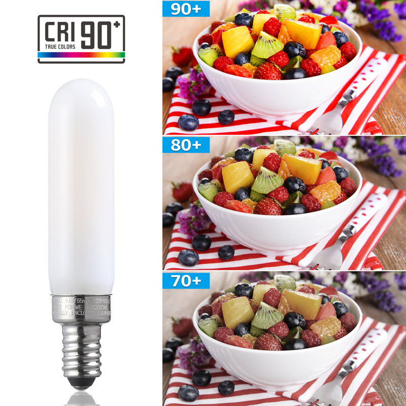 Equivalent E12/Candelabra Dimmable 2700K LED Bulb