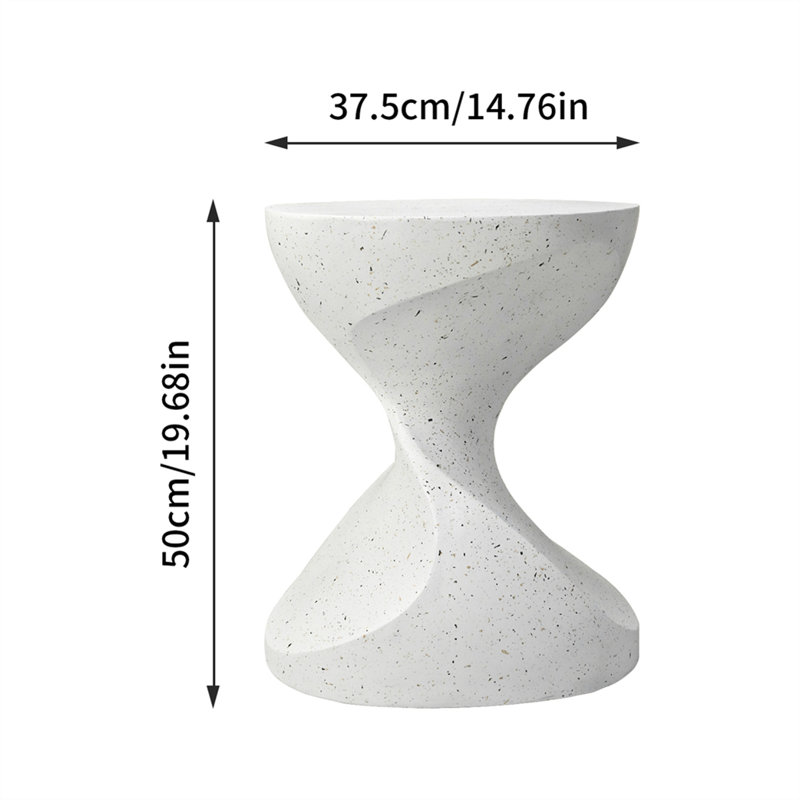 Athanase Drum End Table