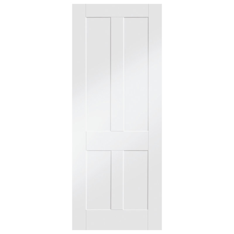 Internal White Primed Victorian Shaker, 1981mm H x 686mm W x 35mm D