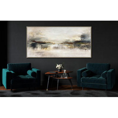 Champagne Drift Canvas Wall Art
