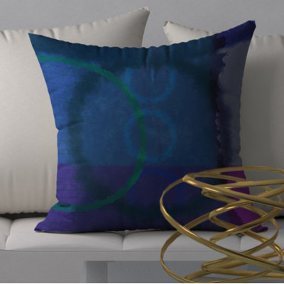 Abstract Throw Pillow