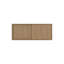 Armoire de rangement murale Bahia, chêne naturel