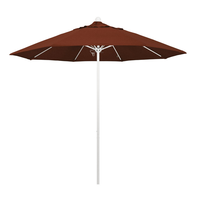 Parasol de marché 9 pi Hibo, Terre cuite - oléfine