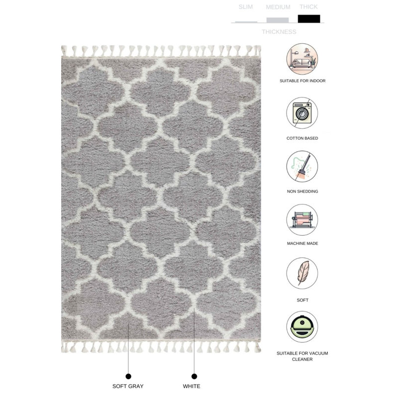 Silko Geometric Indoor Rug, Rectangle 1'8" x 2'8"