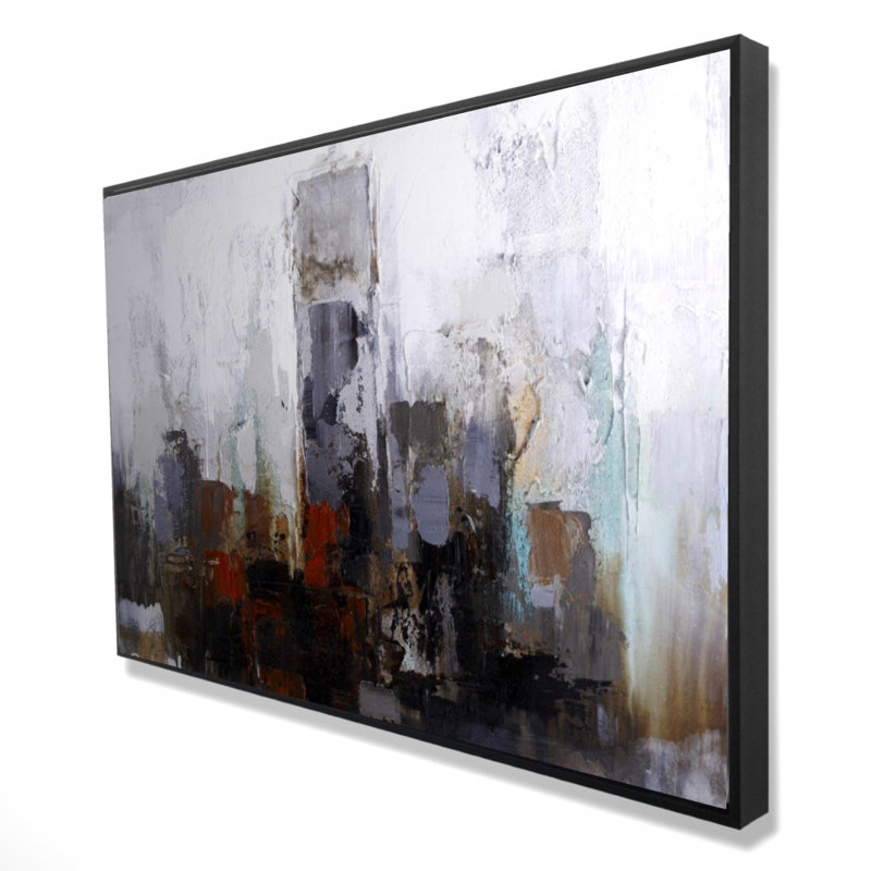 " Obscure Buildings ", 24" H x 36" W