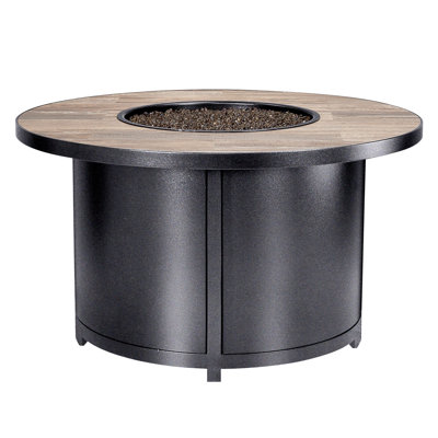Elba Aluminum Outdoor Fire Pit Table