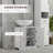 Bathroom Sink Cabinet, Pedestal Sink Cabinet With Adjustable Shelf, White(Sink Not Included)
