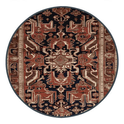 Tapis brun lavable à la machine