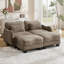 Causeuse avec repose-pieds mobile-130430797