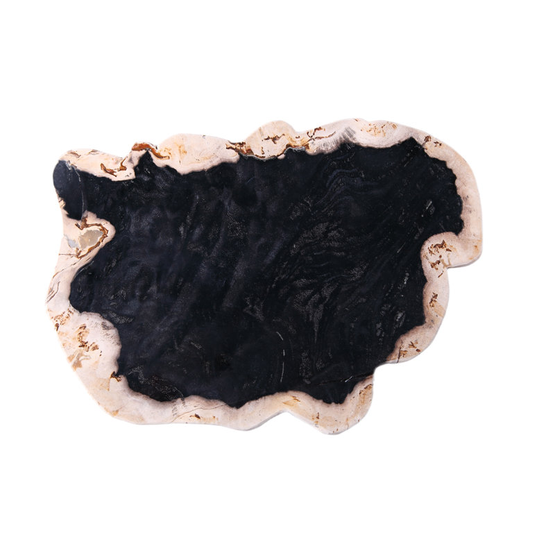 Asian Classic Solid Wood Decorative Plate