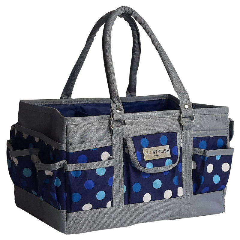 17 Stories Fabric Storage Bag, Blue