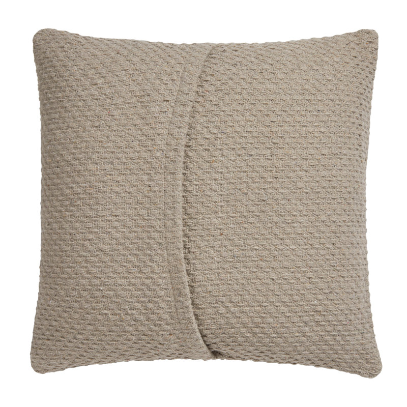 Hermbusche Square Cushion, Natural, Polyester/Polyfill