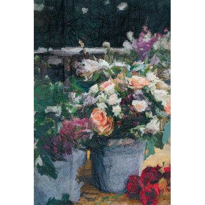 Flower Pots - Wrapped Canvas Print