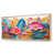 Cadre flottant brun