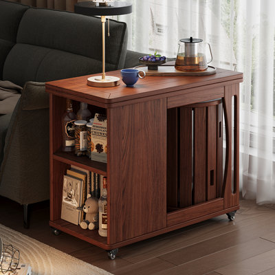 Portable Coffee Table, Foldable Desk Side Table, Includes A Stool, Can Be Stacked With Additional Stools, Tea Table, Suitable For Use In Living Rooms And Homes.
