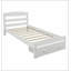 Structure de lit plateforme avec tiroir de rangement et support en lattes de bois sans sommier-865703366
