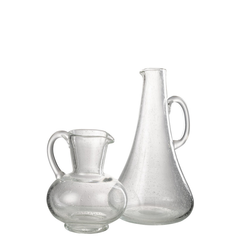 CARAFE GLASS LIGHT GREEN, Clear