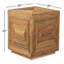 Audria 20" W Square End Table