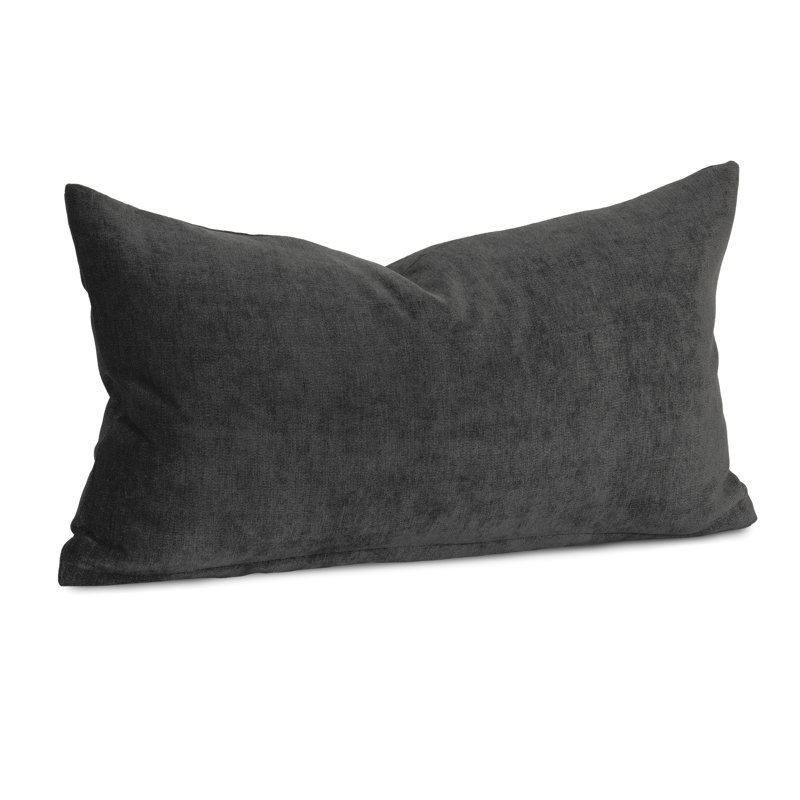 Wein Throw Pillow Cover & Insert, Coffee Bean, Rectangle 12"H x 21"W, Feather