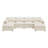 Abramson Upholstered U-Shaped Chenille Sectional Cloud Sofa-1419851169