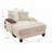 Corduroy Storage Armchair with Ottoman,Cup Holder,Bluetooth Speaker,USB Ports,180°Rotating Table Board-1024998966