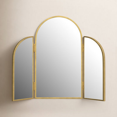 Brancaster Arch Metal Wall Mirror