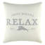 Relax Square Pillow Cover & Insert