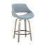 Tabouret de comptoir à hauteur fixe avec pivot-1760097599