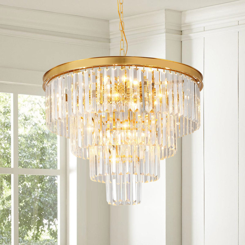 Maleaya 11 - Light Dimmable Tiered Chandelier