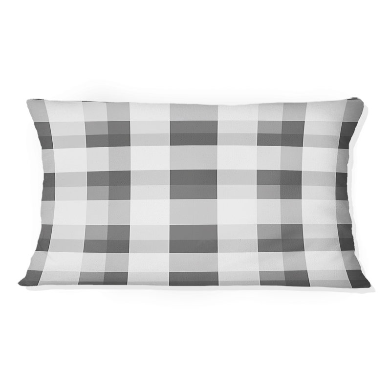Coussin moderne Modern Gingham Bliss II
