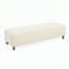 Repose-pieds confortable, blanc