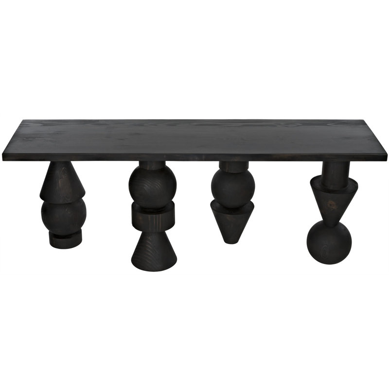 Moai 82'' W Solid Wood Console Table