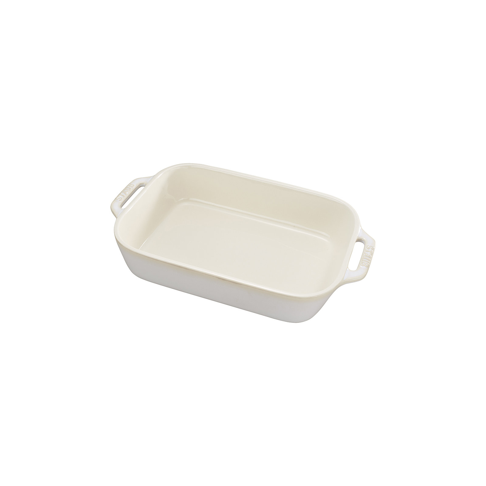 Ceramique Ceramic Rectangular Oven Dish, Rustic Ivory
