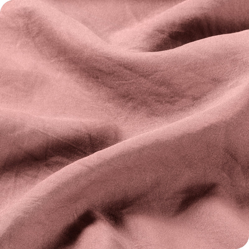 Washed Ultra-soft Microfiber Sheet Set, Twin XL Sheet Set with 1 Pillowcase, Dusty Rose