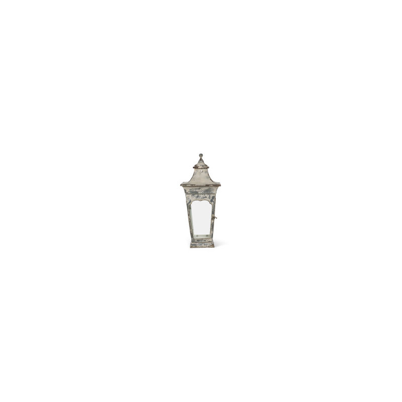 Outdoor Wall Lantern, Antique White, 26.8" H x 9.8" W x 9.8" D