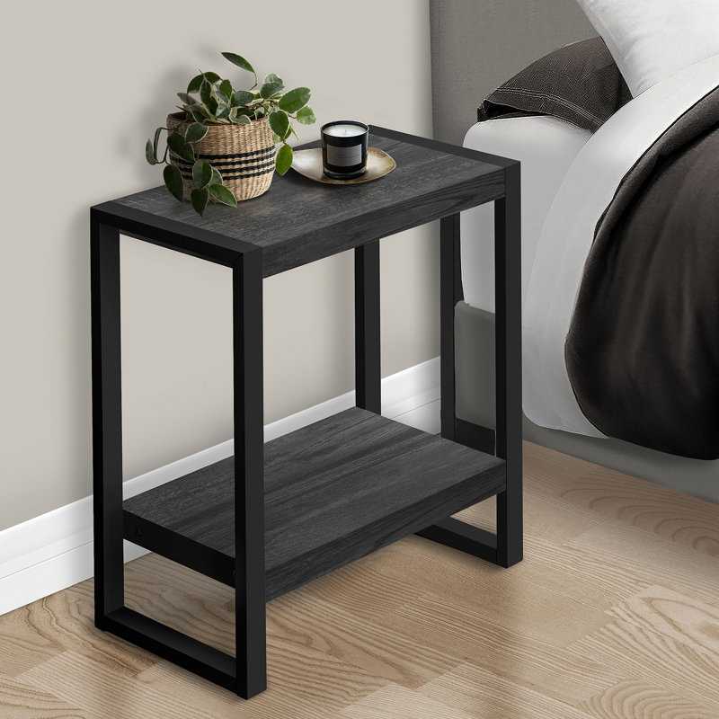 Lampe de table d'appoint avec table de bout, Black