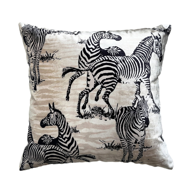 Amber Ivory ZebraPillow